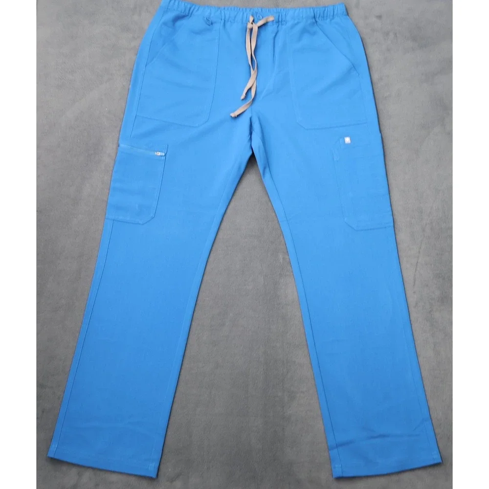 FIGS Scrub Pants Mens XL Blue Excellent Technical Collection Cargo TM3001